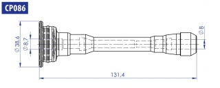 Наконечник катушки зажигания CP086 (TESLA)